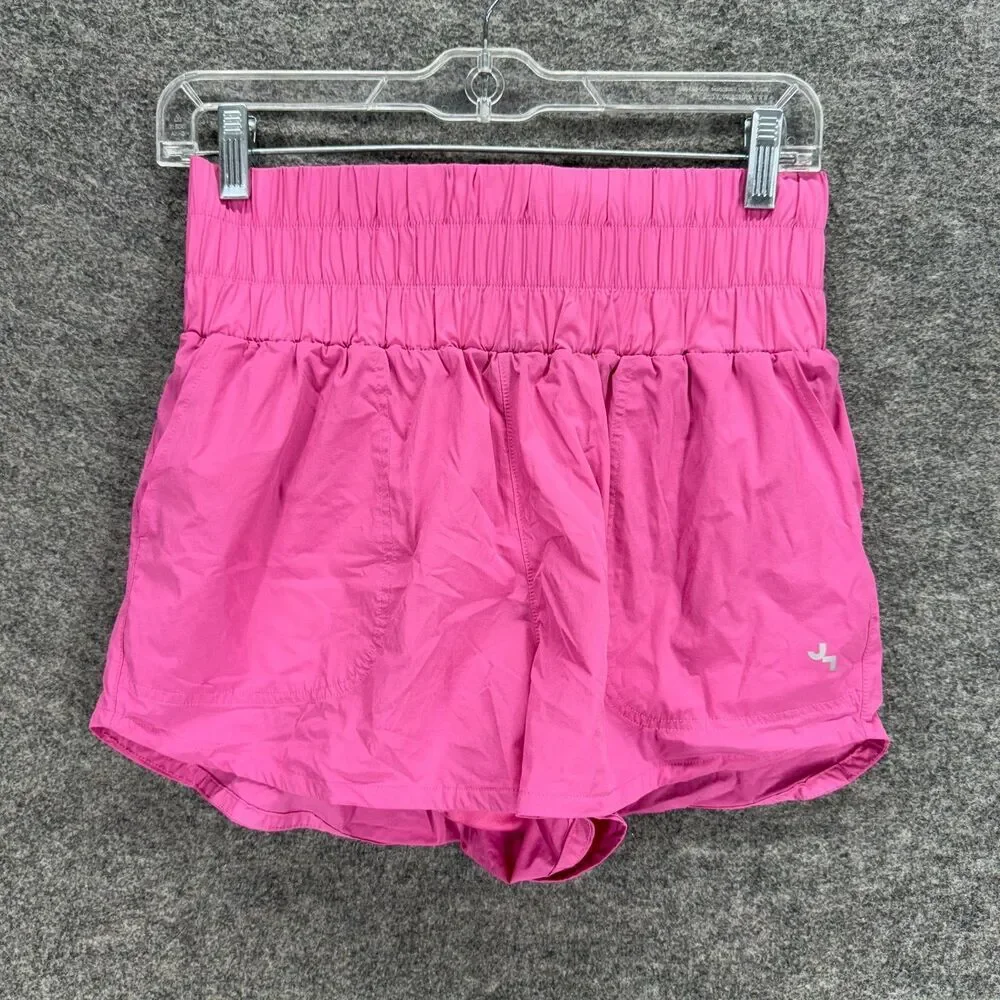 Joy Lab Shorts Girls XS Pink High Rise Pull On Chino Elastic Waist Pockets
